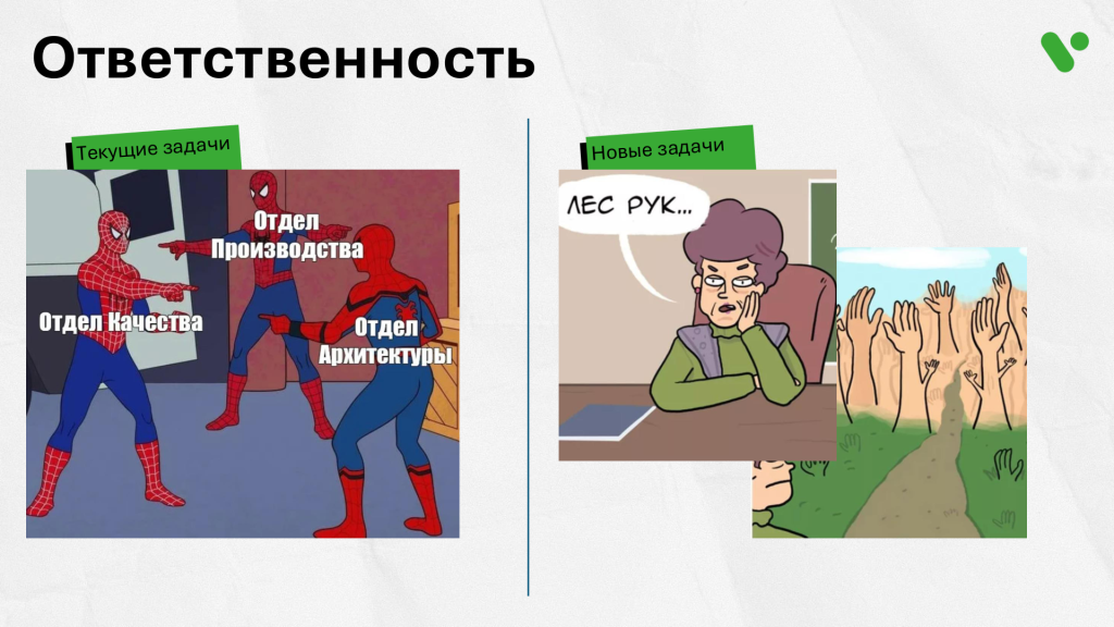 Когда оргструктура превращается в “оргколодцы”, в которых тонут задачи и решения, собственнику приходится снова и снова тащить всю ответственность на себе. 